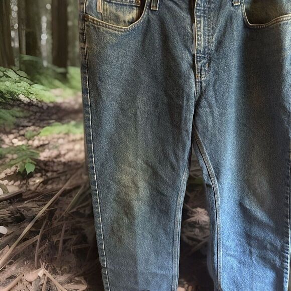 Carhartt 38 x 32 Relaxed Fit Blue Jeans Workwear Style - Picture 2 of 8